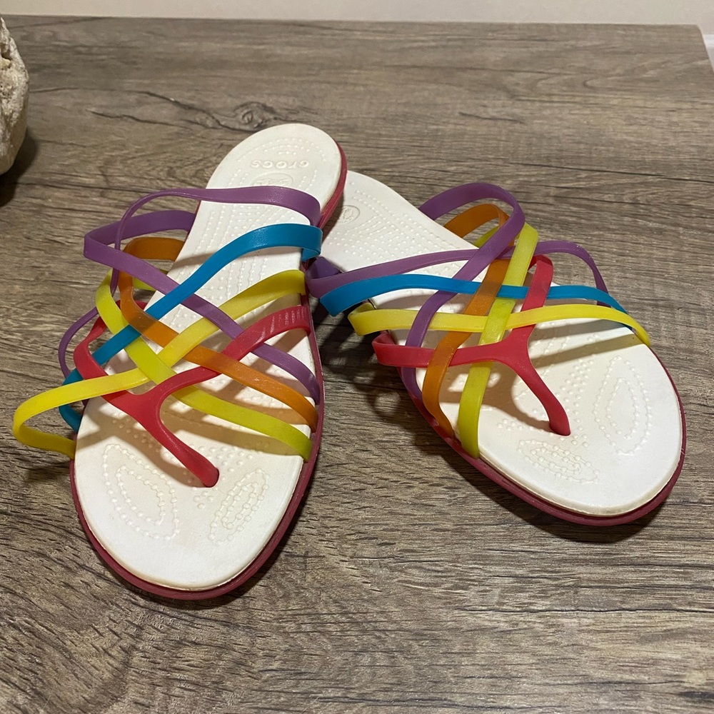 Crocs Colorful Strappy Sandals